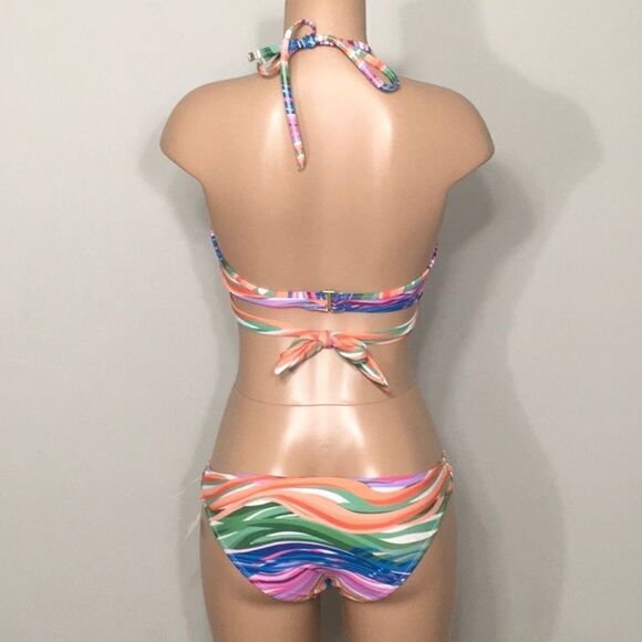 URBAN SEA multi colored wrap bikini. - Picture 4 of 9